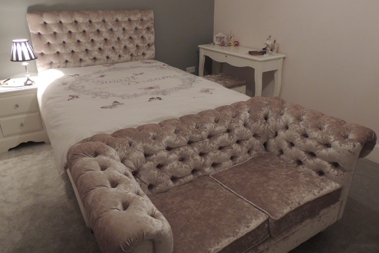 Headboard and Chesterfield